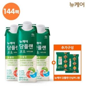 이번 주 특별한 프로모션 뉴케어 당플랜 프로 호두맛  144팩 한입영양 안심바 (10g2팩 더 알뜰하게