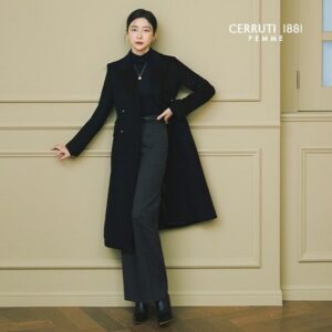 단 하루 세루티 23WINTER 울실크 블렌디드 롱코트 당일출고