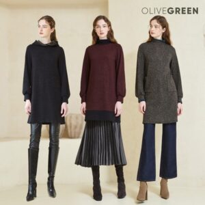 나만의 취향 올리브그린 소프트기모 윈터원피스3종 가장많이 주목한