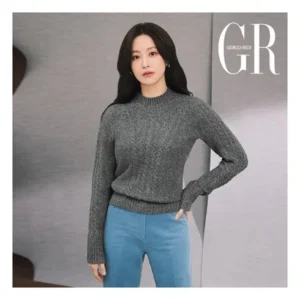 아직 늦지 않았다 23FW 캐시미어 울 블렌디드 진주 버튼 니트 선물 랭킹