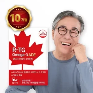주목해야 할 기획전 50세일 네추럴라이프뉴트리션 장용성Rtg 오메가3 ADE 12개월  스페셜 혜택
