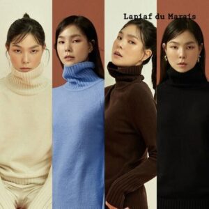 고객님이 많이 찾는 런칭79900원 엔니튜드 캐시미어 블렌드 모크넥 니트 풀오버 3종 더 알뜰하게