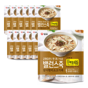 좋아할만한 샘표 밸런스죽  20팩 더 알뜰하게