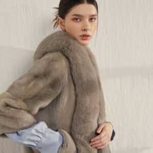 단독 비밀가 행사 셀렙샵 에디션 23FW 사가폭스 휘메일 풀스킨 밍크 케이프자켓 더 알뜰하게