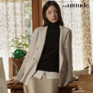 단 하루 엔니튜드 NEW 울 블렌드 니트 보머재킷 스페셜 혜택