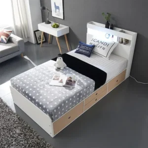 고물가 시대 알뜰 장보기 엘리 LED 서랍형 침대_하이유로탑 매트 스페셜 혜택