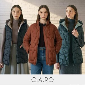 나만의 취향 오아로 23FW 니트카라 더블 퀼팅 구스다운 1종 가장많이 주목한