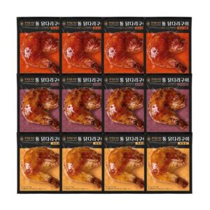 단 하루 통닭다리구이 3종 세트 250g12팩  당일출고