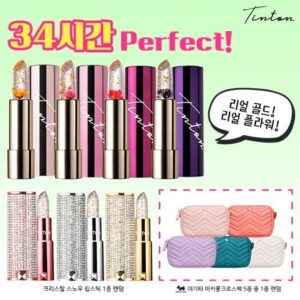 이번 주 특별한 프로모션 틴톤 꽃 립스틱 4개아가타백 1종 특별한 혜택으로 만나보세요