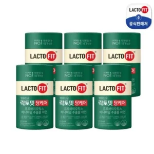 아직 늦지 않았다 혈당케어 종근당건강 락토핏 당케어 6통 PBS유산균 스페셜 기프트