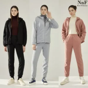 알뜰한 쇼핑을 위한 NNF 여성 플리스 집업 세트 당일출고