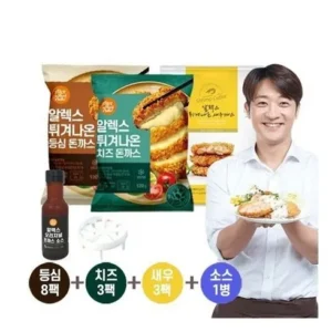 이번 주 특별한 프로모션 알렉스 튀겨나온 돈까스 14팩 돈까스 소스 1병 당일출고
