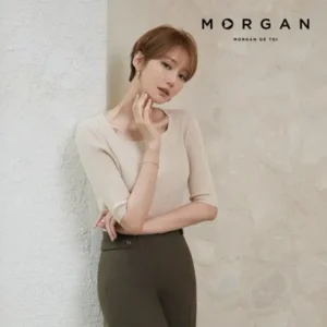 이달의 혜택 ON MORGAN 스퀘어넥 긴팔 니트 3종 최다 조회수 폭발