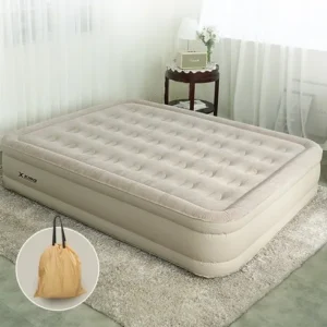 공기를 넣어 사용하는 원터치 에어배드 넉넉한 크기