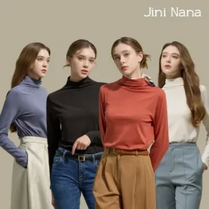 이달의 혜택 ON 지니나나 모달 코튼 블렌디드 카울넥 티셔츠 4종 특별한 혜택으로 만나보세요