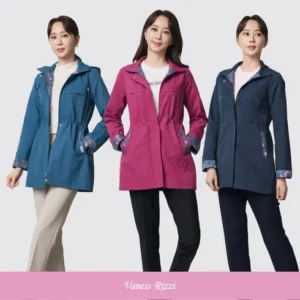단독 비밀가 행사 체크 플라워 재킷 스페셜 기프트