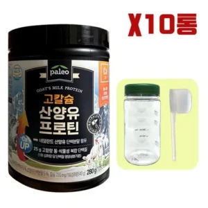 아직 늦지 않았다 D_팔레오 고단백 산양유 단백질 프로틴 plus류신 280g 6통 당일출고