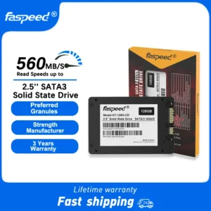 Faspeed SSD 2.5 Sata 3 HDD, PC 노트북 데스크탑용, 솔리드 스테이트 드라이브, 1 TB 512 128, 256 GB Sata3 하드 디스크, 512GB, 256 GB, 128GB, 2TB