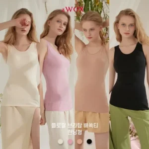 특별 할인 WOX24 SS 세미스퀘어 런닝형 브라탑배쏙티 코튼모달 4종 꾸준한 인기