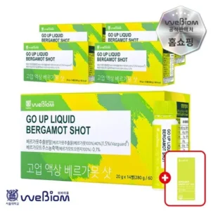 고물가 시대 알뜰 장보기 고업 액상 베르가못 샷 5박스 인기많은 비결은?
