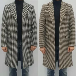나만의 취향 울 블렌디드 체크 코트 인기있는 이유는 다 있다