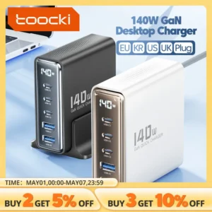 Toocki 데스크탑 고속 충전 USB C 타입 충전기