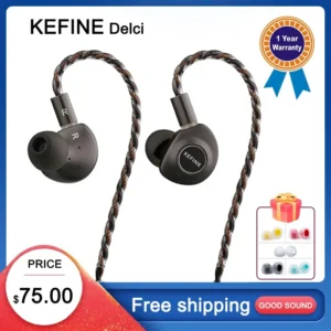 가성비템 ​2024 요즘 sns에서 난리난 KEFINE Delci DLC 및 PU 다이어프램 다이내믹 드라이버 하이파이 유선 IEM 이어폰  리뷰 최다로 엄선된 최고의 제품을 소개합니다. 기프트 기획전
