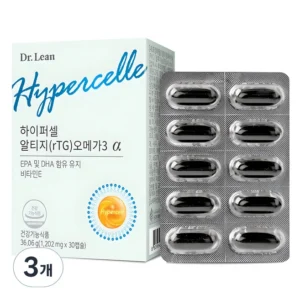 항상YES 꼭 갖고싶은 ​닥터린 하이퍼셀 알티지(rTG) 오메가3 12개월분 제가 소개해 드립니다 월간인기
