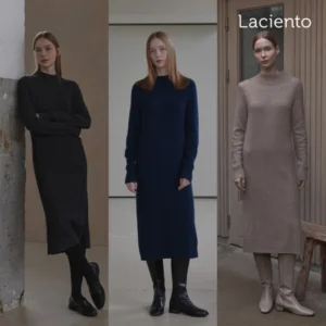 (올해 꼭 확인 소식) 꼭 갖고싶은 ​라씨엔토 24 Winter 라쿤 울 블렌드 니트 원피스 1종 제가 소개해 드립니다