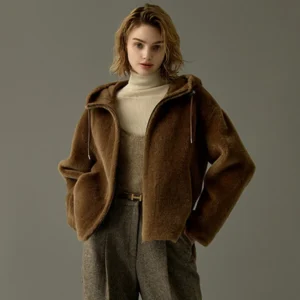 대박인 증거 꼭 갖고싶은 ​리오벨 24 FW 호주산 양모 100% faux 무스탕 하프 코트 제가 소개해 드립니다