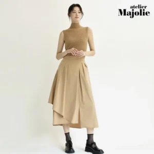 요즘 유행 꼭 갖고싶은 ​아뜰리에마졸리 어텀 드레이프 풀 스커트 제가 소개해 드립니다
