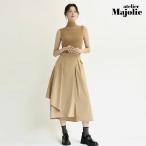 믿고 BUY 꼭 갖고싶은 ​아뜰리에마졸리 어텀 드레이프 풀 스커트 제가 소개해 드립니다 특가타임