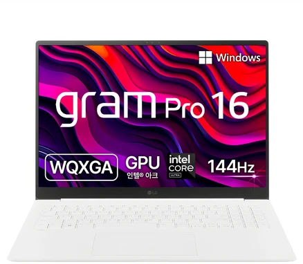 방금 전달받은 lg그램 기억하세요