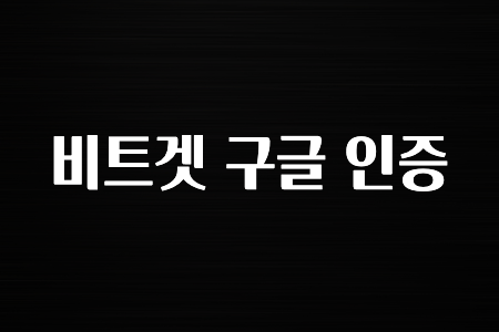 궁금한 소식 비트겟 구글 인증 확인 부탁드립니다.
