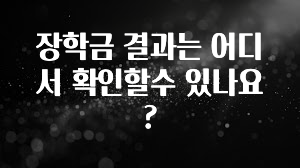 이 “정보” 못참지 장학금 결과는 어디서 확인할수 있나요? 정직하게 소개해보겠습니다