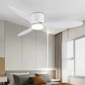 핫한행사 42 52 인치 천장 선풍기 조명 Led 3 색 6 속도 DC 모터 팬 원격 제어 조명이있는 낮은 바닥 장식 팬 확인해보세요