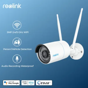 최저가! Reolink 4K 보안 카메라 스마트 감지 8MP Wi-Fi 6 기술 감시 카메라 Onvif 2.4G/5Ghz 무선 5MP 실외 IP 카메라 확인해보세요