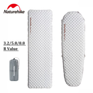 최저가! 네이처하이크 초경량 풍선 매트 3.2/5.8/8.8 높은 R 값 따뜻한 슬리핑 침대 4 시즌 야외 캠핑 휴대용 풍선 매트 확인해보세요