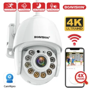 이거 아직도 몰라? 8MP 5MP 2MP Wifi 감시 카메라 야외 AI 인간 감지 컬러 나이트 비전 4X 디지털 줌 PTZ 미니 IP 보안 카메라 관심이 뜨거운 이유 입니다