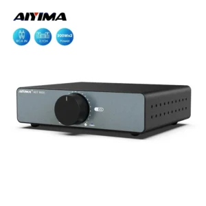 호스트가 소개한게 바로 AIYIMA 오디오 파워 앰프 실시간 리뷰입니다