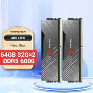 검색량 증가한 KingBank 데스크탑 하이닉스 M 다이 XMP 3.0 AMD EXPO용 블랙 DDR5 64GB 6000MHz CL36 RAM PC 요약본만 확인해보세요