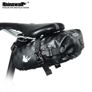꼭 알아야하는 Rhinowalk 1.5L 자전거 안장 가방 전체 방수 사이클링 좌석 가방 MTB 도로 자전거 수리 도구 가방 bisiklet aksesuar TF550 아쉬움이 없습니다