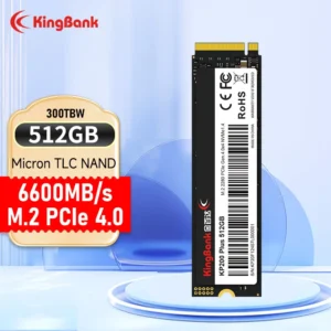 찰떡궁합 M2 SSD NVMe KP200 Plus 512GB M.2 PCIe 4.0 하드 드라이브 2280 노트북 데스크탑 용 내부 솔리드 스테이트 디스크 6600 메가바이트/S 마이크론 칩 클릭해보세요