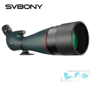 이벤트할때 겟 하는거야 SVBONY SV406 스포팅 스코프 25-75×100 줌 듀얼 포커스 강력한 망원경 FMC K9 방수 캠핑 장비 조류 관찰 용 뜨거운 관심 감사합니다