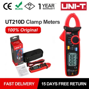 신상품 모음전 UNI-T 클램프 미터 디지털 UT210E UT210D AC 전류 미니 클램프 멀티 미터 True RMS 펜치 전류계 UT210C 자동 범위 좋은 정보
