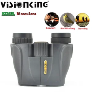 “꼭”저장해두세요 Visionking 8X26 HD Porro 쌍안경 소형 고정 초점 BAK4 야외 스포츠 게임 조류 관찰 캠핑 관광 장거리 망원경 기억하세요