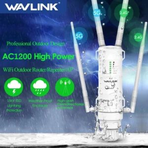 정성담아 보내는 Wavlink 고전력 AC1200/600/300 실외 무선 WiFi 리피터 AP/WiFi 라우터 듀얼 Dand 2.4G+5Ghz 장거리 확장기 POE 꼭 확인해보세요