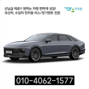 진심을 담은 장기렌트카 알짜배기만 골라가세요