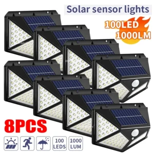 인기 제품만 모았다 1-8PCs 모션 센서와 다기능 LED 태양 빛 야외 정원 안뜰 방수 장식 140 ° 조명 벽 램프 1분이면 확인가능 합니다
