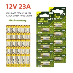 클릭 필 12V 23A 배터리 23GA A23S E23A EL12 MN21 V23GA GP23A LRV08 초인종 원격 제어 전기 장난감 A23 알카라인 배터리 팩 핫한 정보입니다